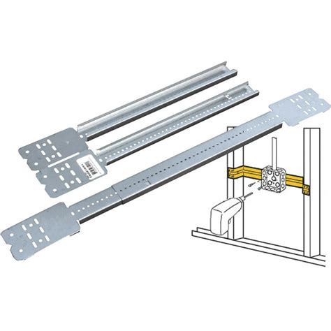 metal box mounting straps|adjustable electrical box mounting bracket.